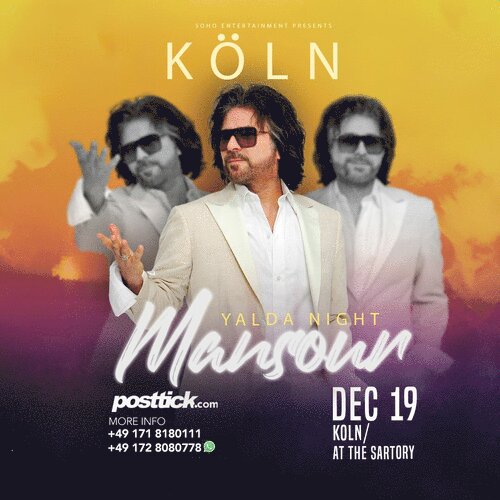 Mansour Live in Köln undefined Cologne, Germany